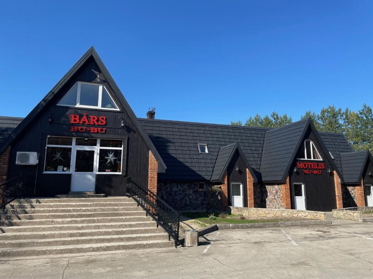 Motelis Bu-Bu Pļaviņas Exteriér fotografie